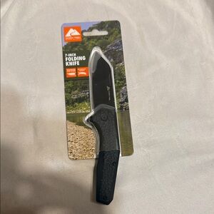 Ozark Trail Black Folding Knife